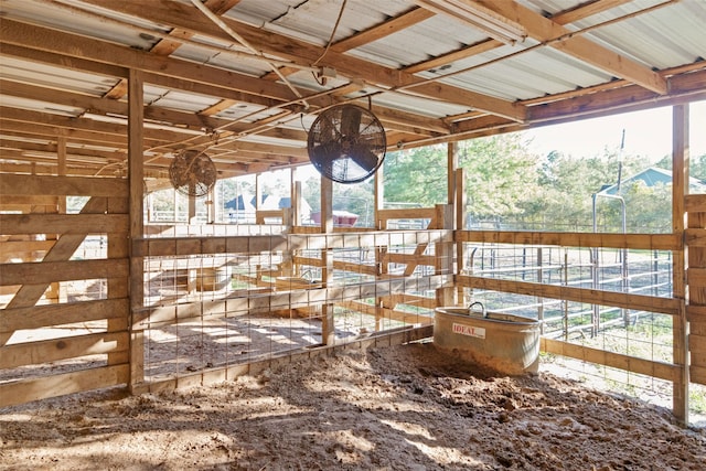 interior space featuring an outbuilding