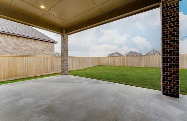 view of patio / terrace featuring a fenced backyard