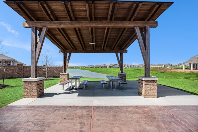 view of patio