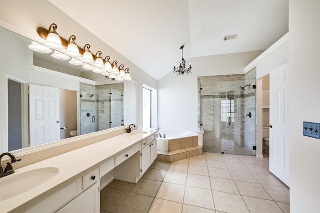 bathroom with a sink, visible vents, and toilet