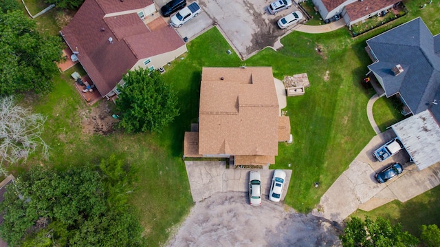 bird's eye view featuring a residential view