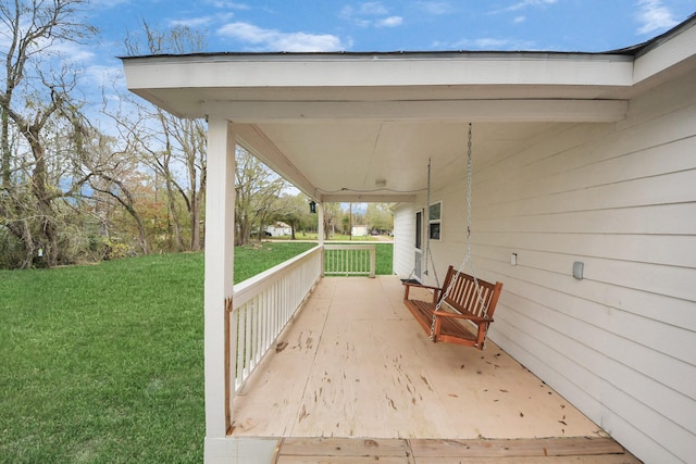 view of patio / terrace featuring a porch