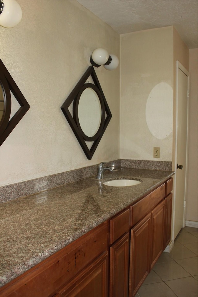 1727 Eastfield Dr, Missouri City, TX 77459 - bathroom with vanity and tile patterned floors