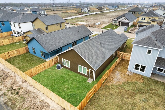 bird's eye view featuring a residential view