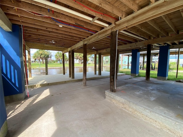 9 Flounder Cir, Freeport, TX 77541 - view of patio with a water view