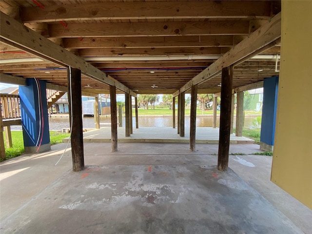 9 Flounder Cir, Freeport, TX 77541 - view of patio / terrace with a water view