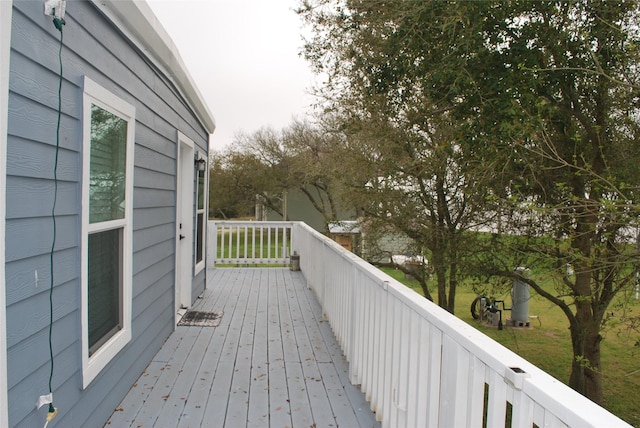 view of deck