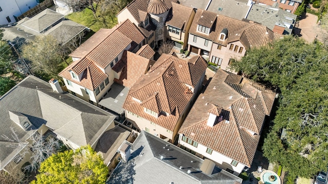 drone / aerial view featuring a residential view