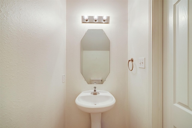 bathroom with a sink