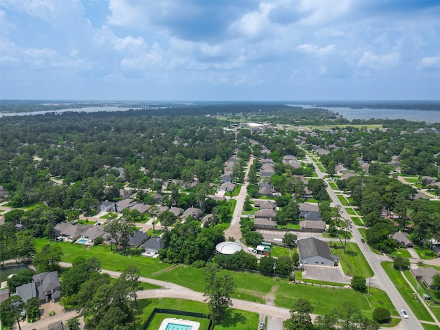 11706 Walden Rd, Montgomery, TX 77356 - drone / aerial view featuring a residential view and a water view