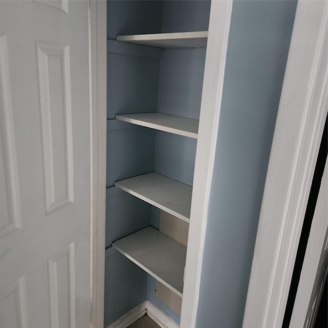 view of closet