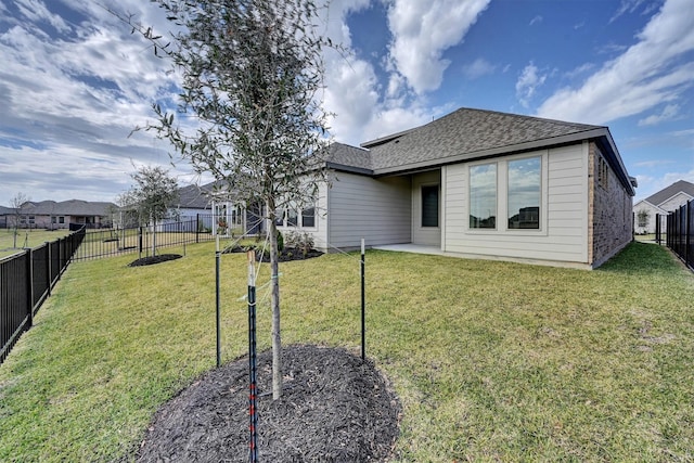 2512 Seneca Lake Dr, Texas City, TX 77568 - rear view of house featuring a shingled roof