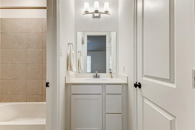 30715 Parkside Passage Dr, Fulshear, TX 77441 - full bath with vanity and tub / shower combination