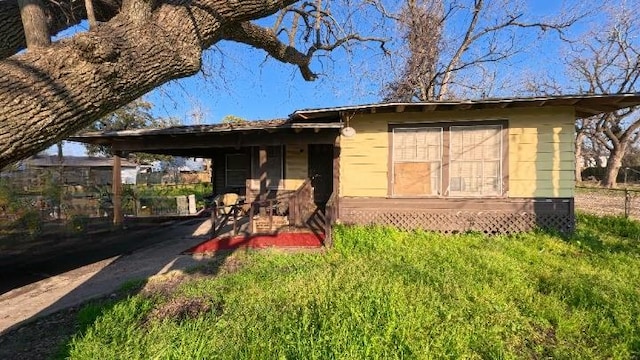 view of bungalow-style house