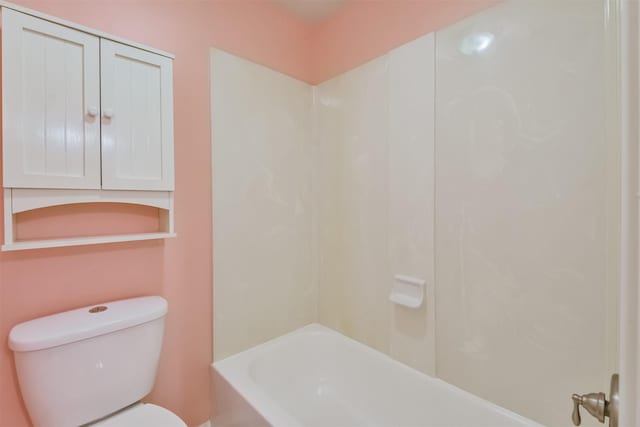 18 Valley Mead Pl, Conroe, TX 77384 - full bathroom featuring toilet and shower / washtub combination