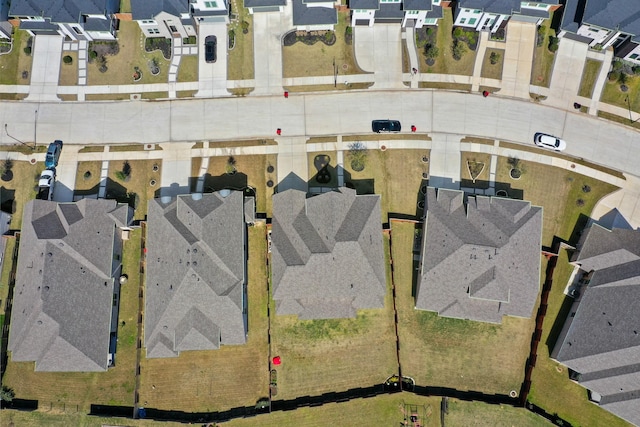 aerial view featuring a residential view