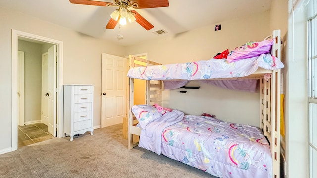 17866 Magnolia Ln, New Caney, TX 77357 - bedroom featuring carpet flooring and ceiling fan