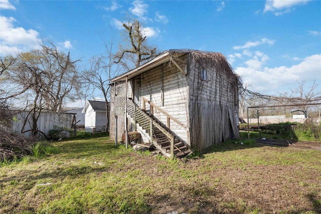 view of outbuilding with an outbuilding