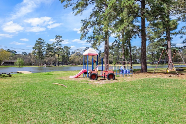 19331 E Lakeshore Dr, Magnolia, TX 77355 - community jungle gym featuring a lawn