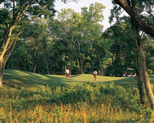 surrounding community with a lawn