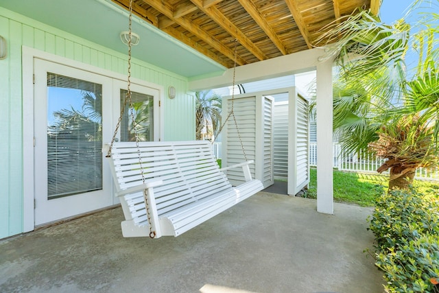 view of patio