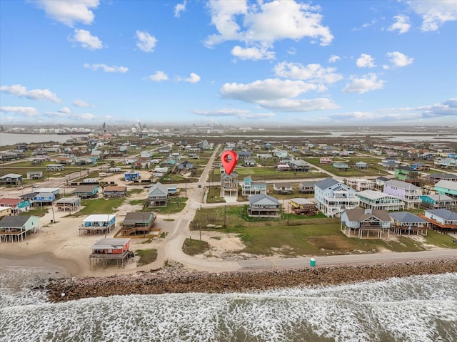 1018 Seashell Dr, Surfside Beach, TX 77541 - aerial perspective of suburban area featuring a nearby body of water