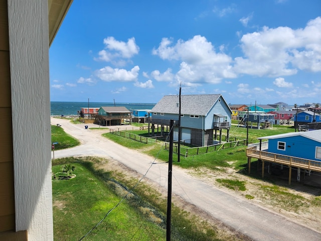 1018 Seashell Dr, Surfside Beach, TX 77541 - water view with nearby suburban area