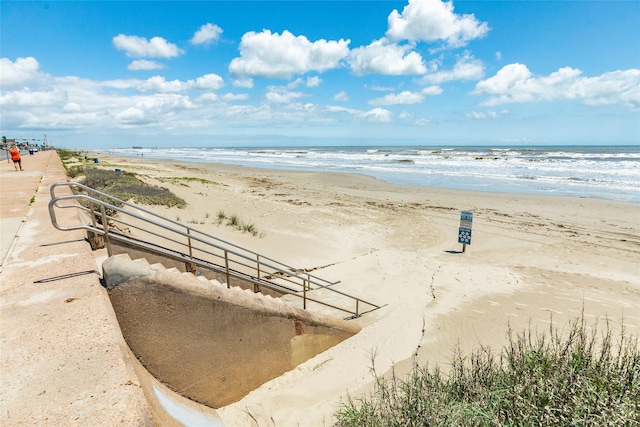 water view with a beach view