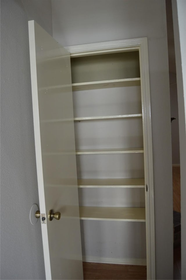 view of closet