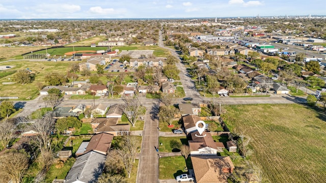 bird's eye view featuring a residential view