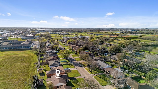 birds eye view of property featuring a residential view