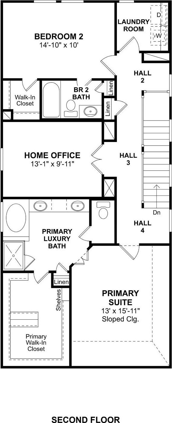 5617 Iris Harvest Dr, Houston, TX 77091 - view of property floor plan