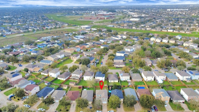 drone / aerial view featuring a residential view