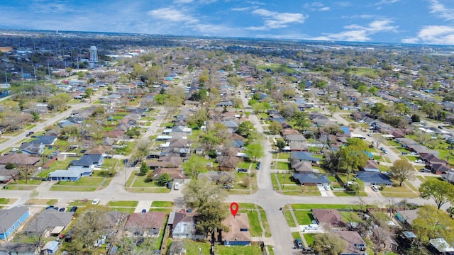 birds eye view of property featuring a residential view