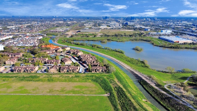 10555 Turtlewood Ct Unit 1510, Houston, TX 77072 - aerial view featuring a water view and a city view