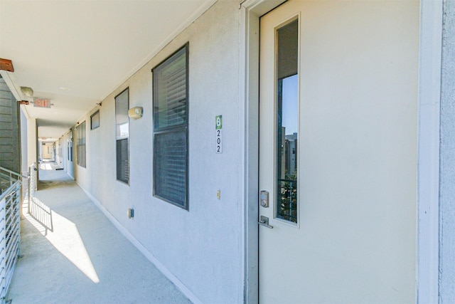 view of hallway