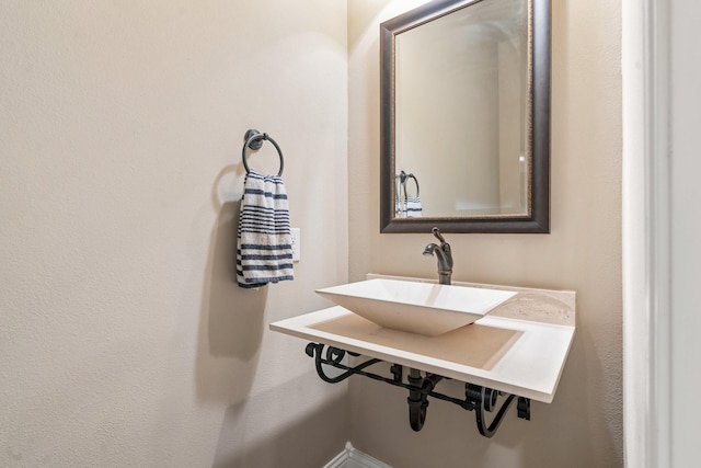 bathroom with a sink