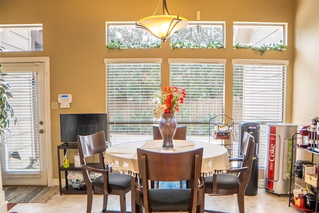 view of dining room