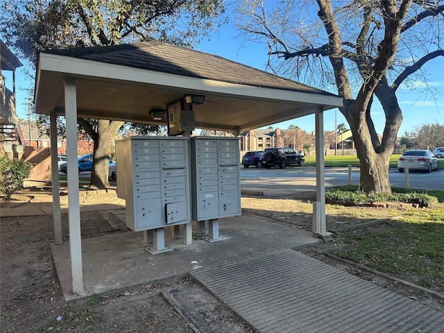 view of community with mail area