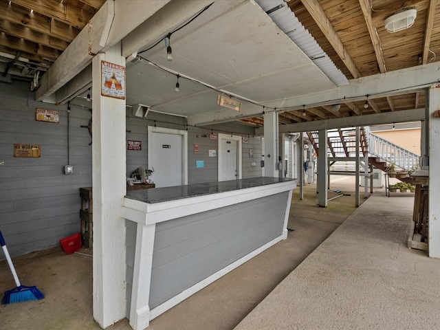 interior space featuring stairs