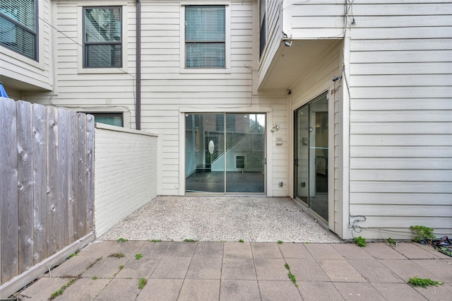 view of patio / terrace with fence