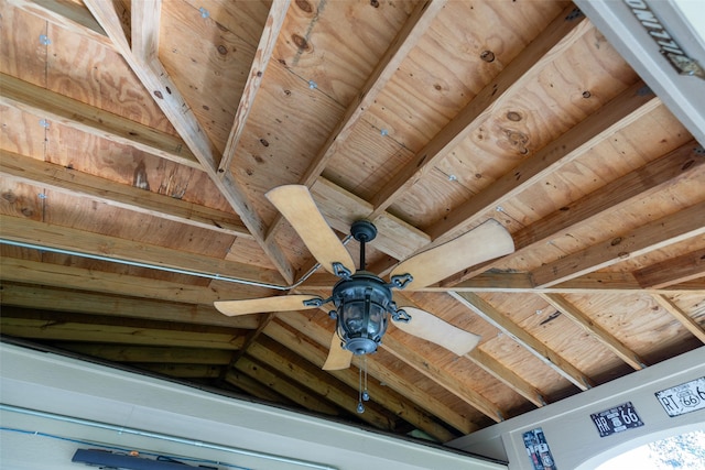 details featuring wood ceiling