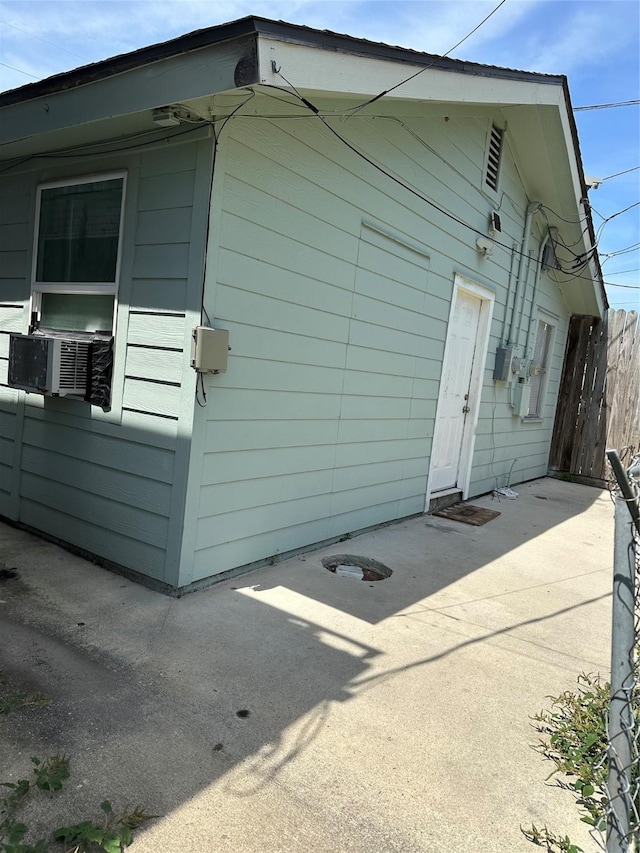 528 Kentucky St, Houston, TX 77587 - view of home's exterior featuring fence and a patio area