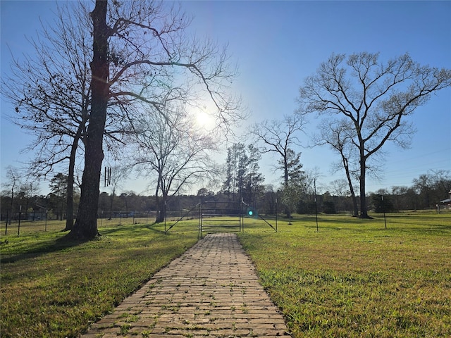 exterior space featuring a gate and fence