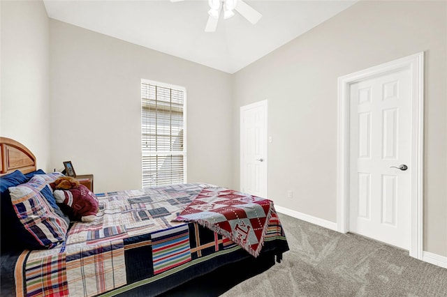 7419 Place Vendome, Spring, TX 77379 - carpeted bedroom featuring baseboards and ceiling fan