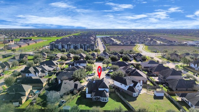 bird's eye view featuring a residential view