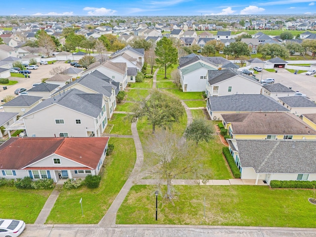 drone / aerial view featuring a residential view