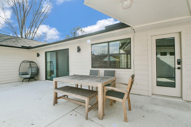 view of patio / terrace featuring outdoor dining area