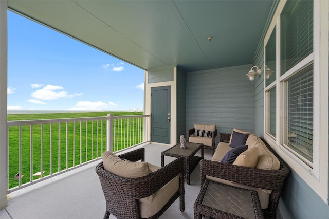 26501 Mangrove Dr Unit 203, Galveston, TX 77554 - balcony featuring outdoor lounge area