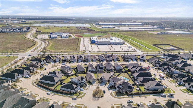 drone / aerial view featuring a residential view